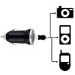 Black Mini Car USB Charger for iPod Touch 2nd iPhone 3G