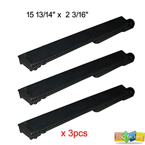 bbq factory Replacement Cast-Iron Grill Pipe Burner JBX601 (3-pack) Select Gas Grill Models By Lowe's (Jenn-Air), Charbroil, The Source, Jenn Air, and Others