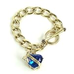 juicy couture blue heart bracelet