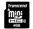 Transcend 4GB miniSDHC (SD 2.0 SPD Class 4)