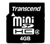 Transcend 4GB miniSDHC (SD 2.0 SPD Class 4)