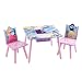 Delta Enterprise Disney Princess Storage Table and Chairs with Restickables in Pretty Pink