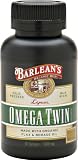Barlean's Organic Oils Lignan Omega Twin, 60 Softgels / 1000 mg