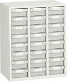 TRUSCO バンラックケースA型 引き出し色:ネオグレー 3列8段 A38