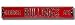 bulldog18 - GEORGIA BULLDOGS GEORGIA BULLDOGS AVE Red AUTHENTIC METAL