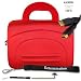 Asus Eee Pc 900ha 8.9-inch Red Carrying Case Bag Pouch Cube + 15 Ft. Hdmi Cable V1.3b 1080p + Determination Hand Strap