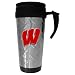 NCAA Wisconsin Badgers Diamond Plate Travel Mug