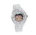 Betty Boop Analog White Metal Bnad Watch # BB-W435B-WHT
