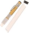 Chalk Holder - Commando Gold Anodized Pro Series Handle with One Piece Standard 3/8" School Chalk & Protective Storage Tube
