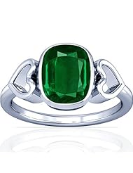 Platinum Cushion Cut Emerald Solitaire Ring (GIA Certificate)