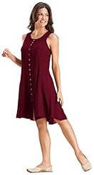 Crepe/Rayon Empire   Waistline Crinkled Embroidered Flared-Skirt Tunic 