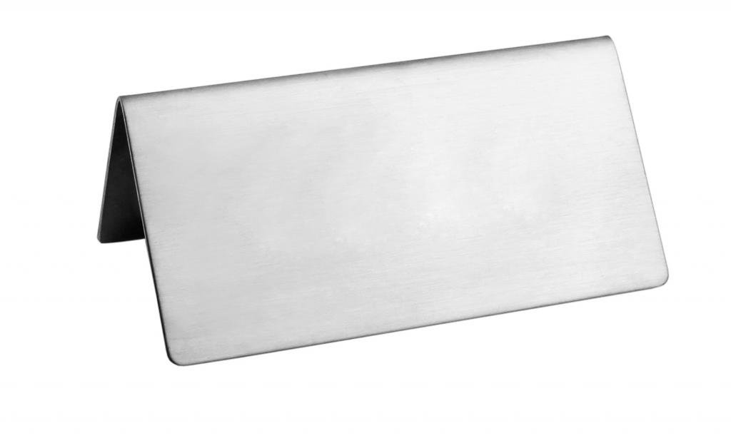 Amazon.com: New Star Stainless Steel Table Tent Sign, Plain for ...