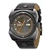 Diesel #DZ1239 Men's Brown IP Wide Case Analog Leather Strap Watch