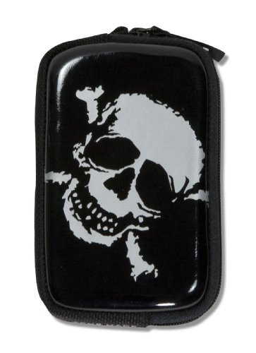 Acme Made Cool Little Camera Case Silver Skull.