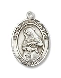 Our Lady of Providence Sterling Silver Medal with 18 Sterling Chain Patron Saint of Puerto Rico