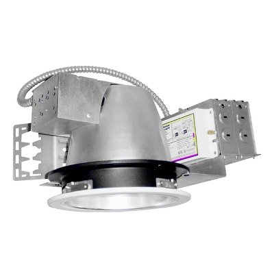 26W Fluorescent Bulb in Brushed Aluminium