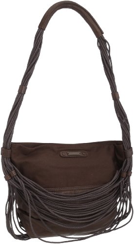 Diesel Women's Thread Crossbody Slate Black Medium