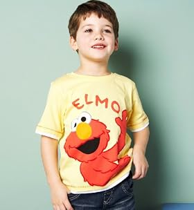 Pure Cotton Short Sleeve Elmo TShirt