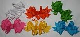 Hair Bows ~ Multiple Loops Tied GrosGrain Bow (6 Assorted Colors)