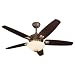 41fsNa1D9cL. SL75  Sea Gull Lighting 1648 15 One Light Ceiling Fan Light Kit, White Finish with White Glass