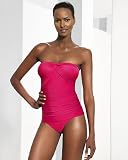 Newport News Tummy-Flattening Ruched Versatility Tankini Swimsuit by Shape fx