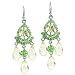 Beryl's Peridot Crystal Jewelry - Chandelier Earrings