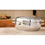 Precise Heat 12-Element Multi-Baker/Roaster With Wire Rack Riveted Handles Dishwasher Safe
