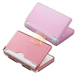 Pink - Hard Crystal Case + Soft Silicone Skin Case for Nintendo DS Lite NDSL