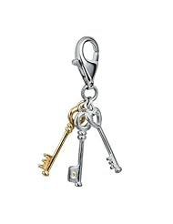 Hot Diamonds Health, Wealth & Love Charm, Sterling Silver