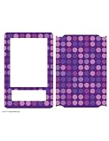 Purple Polka Dots Design Protective Skin for Barnes & Noble Nook