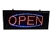 Bright LED Neon Style Light OPEN Business Sign (Red and Blue)
