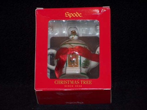 Spode Christmas Tree Ornament Tea Pot Spode Christmas Tree Ornament Tea Pot