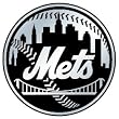 New York Mets Silver Auto Emblem - Baseball Sports Merchandise