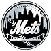 Sporting Goods : New York Mets Silver Auto Emblem - Baseball Sports Merchandise