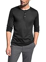Esprit Collection Camiseta Manga Larga (Negro)