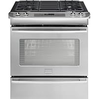 Frigidaire Professional Series : FPDS3085KF 30 Slide-in Dual-Fuel Range 4 Sealed Burners - SS