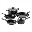 Graphite Nonstick Kitchen Cookware 7 Piece Pot Pans Set