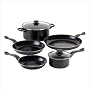 Graphite Nonstick Kitchen Cookware 7 Piece Pot Pans Set