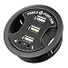 USB 2.0 Hub 3-Port + 2 x 3,5mm Audio-Buchsen zum Einbau in Schreibtisch-Kabeldurchf�hrungen