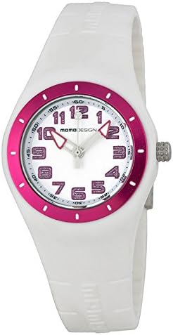Momo Design Mirage White Dial White Silicone Ladies Watch MD2006WT-11
