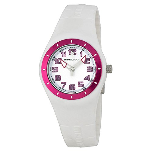 Momo Design Mirage White Dial White Silicone Ladies Watch MD2006WT-11