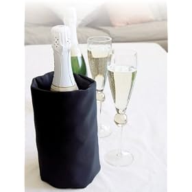 IceWrap? Black Microfiber Portable Bottle Chiller by Icy Cools
