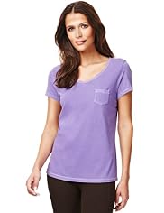 Indigo Collection Pure Cotton Slub T-Shirt