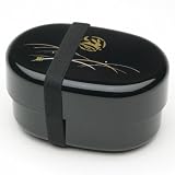Microwavable Large Japanese Bento box Lunch box Black Bunny
