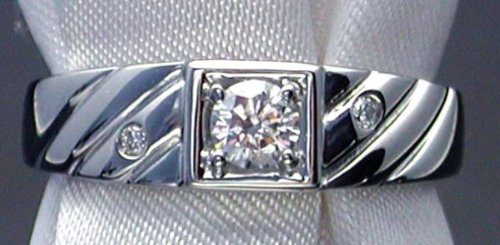 プラチナPt900高品質ダイヤモンドリング0.217ｃｔ F-SI2-GOOD【サイズ１２号】鑑定書付
