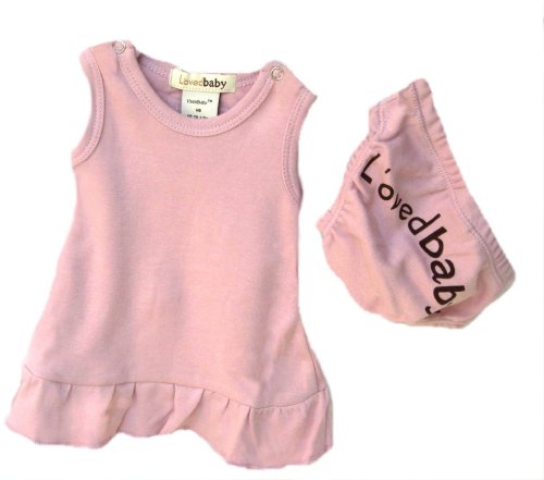 L'ovedbaby Baby-Doll Dress, Pink 6-9 Months