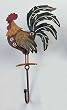 Regal Gift Rooster Metal Single Wall Hook Key Rack