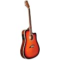 Kona Thin-Body Acoustic/Electric Guitar - K2SB