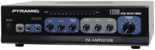 Pyramid PA205 120-Watt Amplifier with Microphone Input