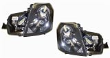 2003-2007 (2004 2005 2006 03 04 05 06 07) Cadillac CTS Headlight Assembly Non-HID Type, Without Leveling - One Pair(Both Driver and Passenger Sides) - DOT Certified Headlight
